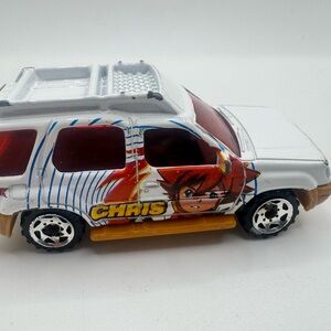 Matchbox Chris Sonic X Nissan Xterra White 2000 Loose